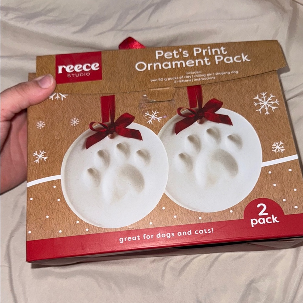 Reece Studio Pet's Print Ornament Pack